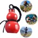 thumbnail image 4 of Botella Calabaza Bebida 800ml Con Correas Wu para Al Aire Libre () Rojo, 4 of 9