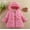 07Hot Pink, variant on Hicidod Girls Winter Coats Water Resistant Thicken Long Fashion Solid Color Puffer Jacket Hooded Waist Windproof Outerwear