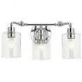 thumbnail image 3 of 45666CH Kichler Lighting Gunnison - 3 Light Bath Vanity Approved For Damp Locations - With Vintage Industrial Inspirations - 9.75 Inches Tall By 24, 3 of 3