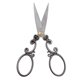 thumbnail image 1 of Tijeras de costura europeas vintage de acero inoxidable, herramientas de bricolaje, tijeras con patrón de nubes, tijeras para bordado, manualidades, trabajos de arte y uso diario (plata), 1 of 5