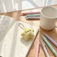 thumbnail image 5 of Knisume Squeaky Plush Keychain White Cat Soft Fluffy Toy - Stuffed Animals Pendant, Kawaii Plush Bag Charm, Backpack Plush with Lobster Clasp,A, 5 of 7