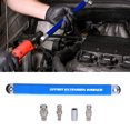 thumbnail image 2 of Wchiuoe Extension Wrench Set High Carbon Steel Offset Ratchet Spanner Extender with Adapters Socket,Offset Extension Wrench,Extension Wrench Set, 2 of 8
