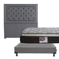 thumbnail image 1 of Colchón Matrimonial + Box Plomo + Cabecera Mary Spring Air Dicasa Omega, 1 of 8