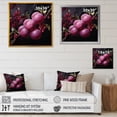thumbnail image 4 of Designart "Renaissance Plum Fruit Painting I" Food & Beverage Wall Art - Traditional Purple Fruits Bedroom Canvas Wall Art, 4 of 6