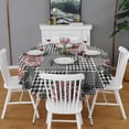 thumbnail image 2 of Pioneer Flower Floral Print Pattern Round Tablecloth 60"x60",Wrinkle Wipeable Table Cloth for Kitchen Dining Room Picnic Patio Party, 2 of 6