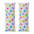 thumbnail image 1 of Balery Bear And Polka Dot Funda Protectora para Almohada Corporal de Algodón Hipoalergénico con Cierre(55 x 21 pulgadas), Almohadas No Incluidas, 1 of 7