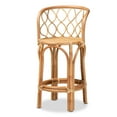 thumbnail image 2 of bali & pari Diana Rattan BOHO Counter Stool, Natural, 2 of 8