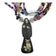 thumbnail image 3 of Collar Rosario Santa Muerte Negra Curado, 3 of 5