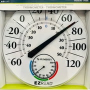 Ez Read 12in Thermometer With Hygrometer