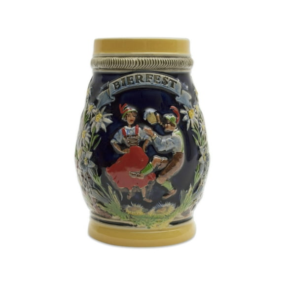 GERM Multicolor Engraved German "Bier Fest" Beer Stein