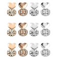 thumbnail image 1 of 12 Pairs Earring Lifters,hypoallergenic Earring Backs For Droopy Ears, 1 of 4