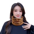thumbnail image 1 of Foulard Multifonctionnelle Femme Foulard Épaisse Douce Chaude Élastique Tricotée Antidérapante Multifonctionnelle Imprimée Légère Coupe-Vent Unisexe Cyclisme Col Empilé, 1 of 8