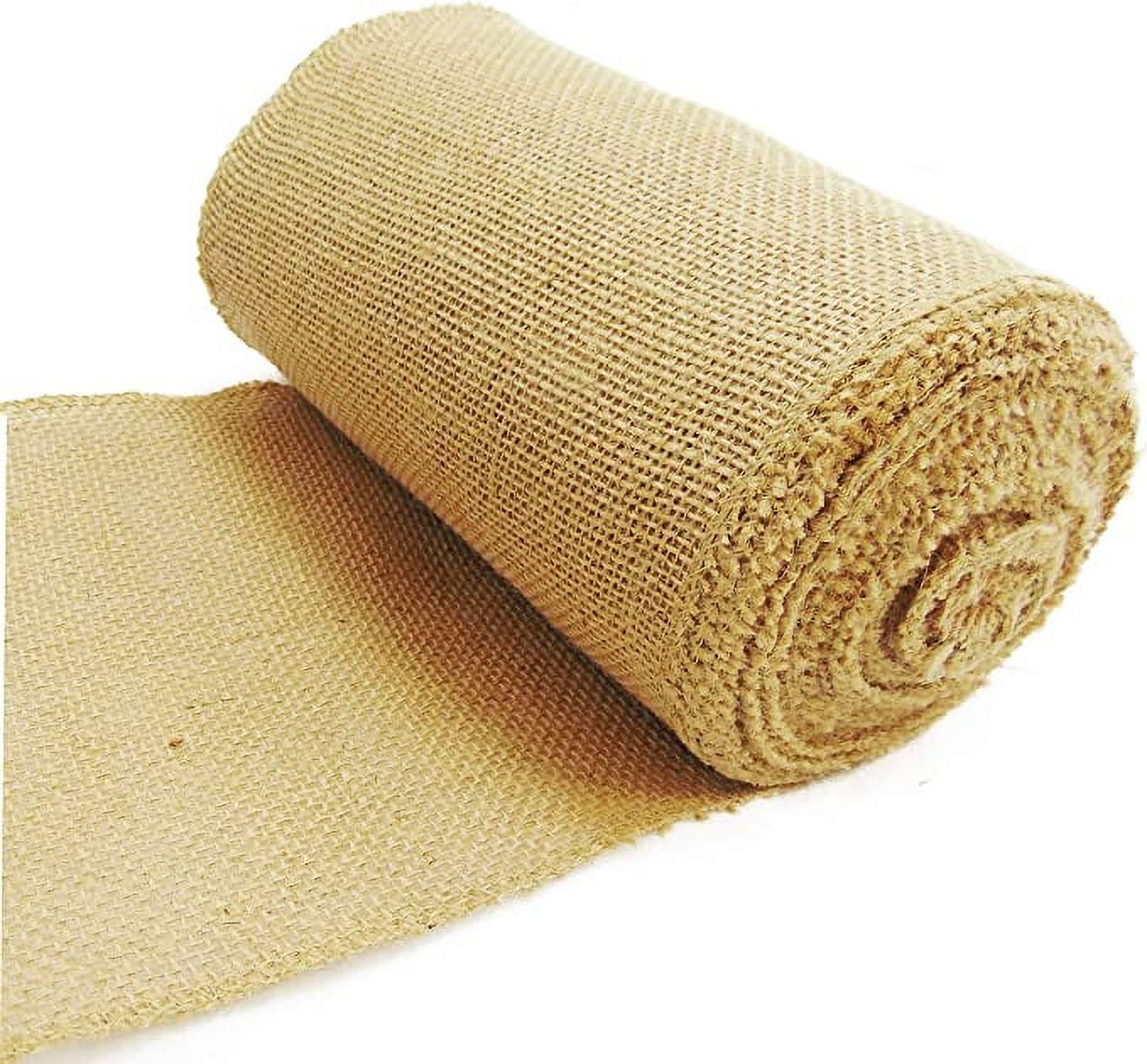 3 Pack- 90 ft , Burlap Ribbon 2 1/2 x 10 Yards Natural Jute 2.5 inch 30ft Roll (Natural, 2 1/2 x 10Yards) Total 30 Yards