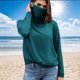 thumbnail image 1 of mfyjkho Tops Elegantes Para Mujer, Mascarilla Facial De Manga Larga Para Mujer, Informal, De Verano, De Color Liso, Con Protección Solar Tops Para Hacer Ejercicio L, 1 of 5