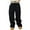 Black*, variant on Men's Casual Pants Embroidered Streetwear Outdoor Comfortable Straight Leg Holiday Chic Trousers