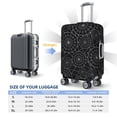 thumbnail image 2 of Spider Web Black Luggage Cover Anti Scratch, Elastic Suitcase Protector Suitcase Covers for Luggage Fits 18-32 Inch Luggage, 2 of 5