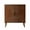 Brown-line Pattern, variant on FOROUTIA Modern Sideboard Cabinet with Adjustable Shelves,Wood Accent Cabinet,Walnut