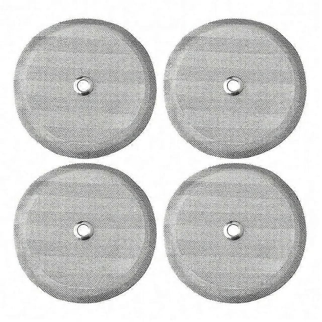 4 Pcs 4 in Stainless Steel Replacement Coffee Filter Mesh,for 1000 Ml ,8 Cup French Press Coffee an