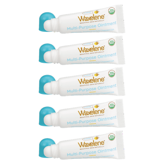 Waxelene - Multi-Purpose Ointment - Lip Tube 5 Piece
