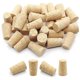 thumbnail image 1 of 100 tapones de vino cónicos reutilizables de madera, tapones de sellado portátiles para botellas de vino, color madera clara, 1 of 5