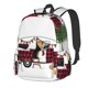 thumbnail image 1 of Disketp Vintage Buffalo Plaid Christmas Camper Mochila Escolar de Gran Capacidad y Peso Ligero, Mochila de Viaje Ideal para Escuela, Trabajo y Uso Diario, Cómoda y con Estilo, 1 of 8