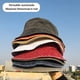 thumbnail image 3 of Cómodos gorros de pescadores de sombrero de cubo de cubo decoración de ropa exquisita accesorio de moda de estilo de ala de estilo simple para al aire libre con naranja Inevent AP008636-05, 3 of 6