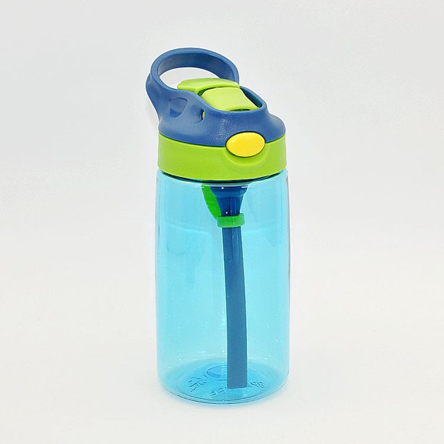 Botella de agua para ni?os, pajita, 480 ml ShuxiuWang 8390614201477