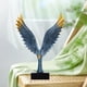 thumbnail image 1 of Estatua de águila coleccionable perfecl hecha a mano adorno ligero Feng Shui azul, 1 of 8