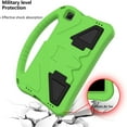 thumbnail image 6 of SaniMore Shockproof Kids Case for Samsung Galaxy Tab A 8.0 2019 Without S Pen Model (SM-T290 Wi-Fi, SM-T295 LTE), Kiddie Series Light Weight Convertible Handle Stand Child Teens Friendly Cover, Green, 6 of 7