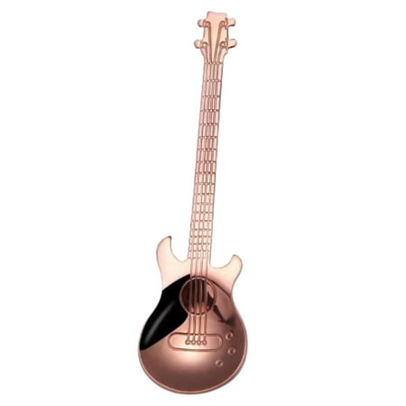

Famure Colorful Guitar Tea Spoon - Creative Mixing Spoon - Stainless Steel Drinking Spoon Easy to Clean Cute Stirring Spoon for Ice Cream Sugar Coffee Milkshake Kitchen Utensils