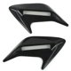 thumbnail image 1 of 1 Pair Black/Silver/White Car Air Flow Vent Hood Universal Auto Decorative Air Scoop Flow Intake Hood Vent Bonnet ABS Plastic, 1 of 5