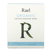 Rael, Organic Cotton Feminine Wipes, 10 Wipes