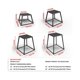 thumbnail image 2 of Steel plyometric jumping box-anti-slip surface metal exercise step-up box para home gym training (18 pulgada negra), 2 of 7