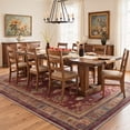 thumbnail image 6 of GENIMO 8'x10' Area Rug for Living Room, Washable Non Slip Soft Persian Rug for Bedroom Dining Room Home Office, Muted Burgundy, 6 of 11