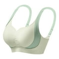 thumbnail image 7 of VISALY Bras for Women Super Gather Bra Anti Sagging Breasts Support Pushup Lifting Bras for Older Women, Wireless Bra, Push Up Bras, Bras (Green, 6XL), 7 of 7