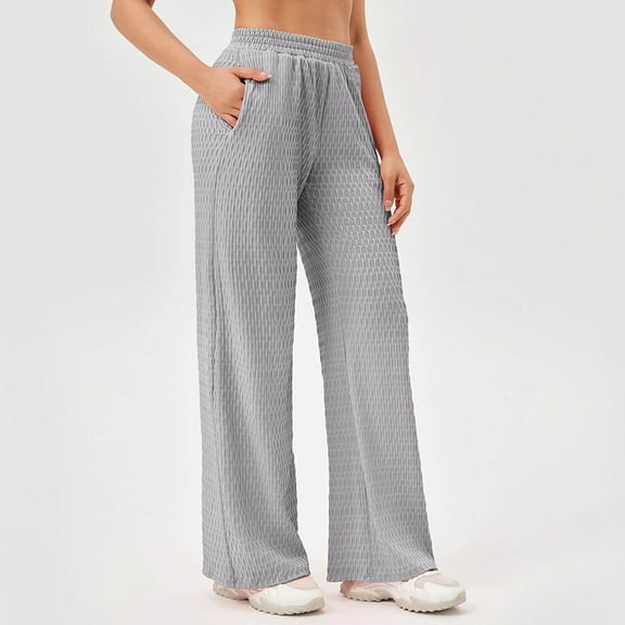 Aloohaidyvio Women's High Waisted Sweatpants Workout Active Joggers Pants Baggy Lounge Bottoms