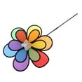 thumbnail image 3 of LOVIVER Sever Color Double Pinheel Whirligig Windmill Wind Decoration, 3 of 8