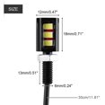 thumbnail image 4 of HAHDAXIA License Plate Light, 2x 12V Universal Car Car Motorcycle LED Waterproof License Number Plate Screw Bolt Light Lamp (White LED), 4 of 7