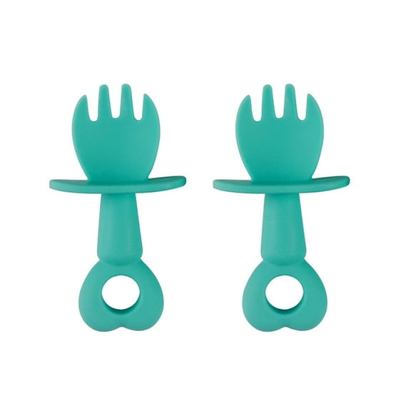 FACEGA Baby Spoons,Dishwasher Safe Baby Forks,Gentle on Gums Baby Utensils 6-12 Months