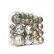 thumbnail image 3 of 2023 Nuevas bolas decorativas navideñas 46 bolas colgantes de plástico galvanizado pintadas con flocado para árbol de Navidad Juego de colgantes Caja de regalo, 3 of 5