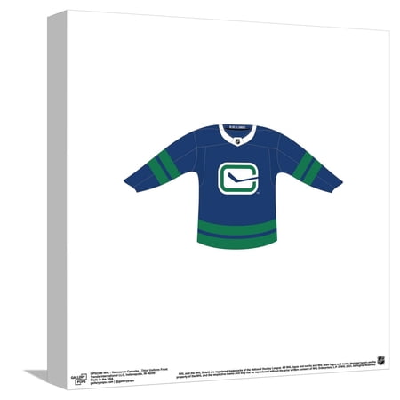 Gallery Pops NHL – Vancouver Canucks – Third Uniform Front Canvas Wall Art Unframed Version 12 x 12