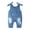 Blue-5054, variant on Kidscool Space Baby Girls Big Bib Pocket Ripped Bowknot Decor Jeans Coveralls,Blue,2-3 Years