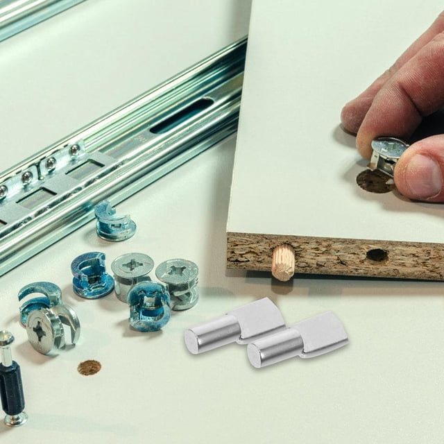 LOLIPPYY 100Ud Pivotes Para Estantes Ajustables De Inoxidable En Color Plata Para Uso En Casa