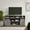 Gray, variant on Barara King Entertainment Center, TV Console Table,TV Stand Sliding Barn Door Modern&Farmhouse Wood Entertainment Center for TVs Up to 65",Natural Brown