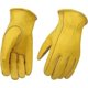 thumbnail image 1 of BRILLAR Guantes de trabajo de piel de vacuno, 2 pares, ideales para conducir, jardinería, corte, construcción, agricultura, motocicleta, 1 of 4