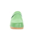 thumbnail image 4 of BJORK Maja Open Back Wood Leather Clogs (Green - EU37), 4 of 9