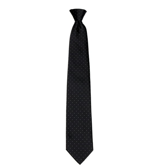 Mens Clip On pre made Dot Designer Necktie
