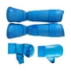 thumbnail image 4 of Equipo de entrenamiento para taekwondo, guantes de boxeo, espinilleras, cómodos guantes para saco de boxeo para principiantes en el ejercicio, Muay Azul, 4 of 8