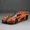 Orange, variant on 1:24 ONE-1 Miniature Toys Cars Alloy Diecast Models Pull Back Vehicles 4 Doors Opened Sports Car Toddler Toys For Kids Gifts
