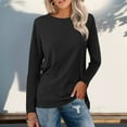 thumbnail image 2 of Women Blouses Cat Clothes Teens Lightweight Tee Shirt Womens Colla Sweater Shirt T Women Fashion Long Sleeve Sleep Fancy Tops for Long Sleeve Tunic Womens Tunic Short Tops Black L, 2 of 4